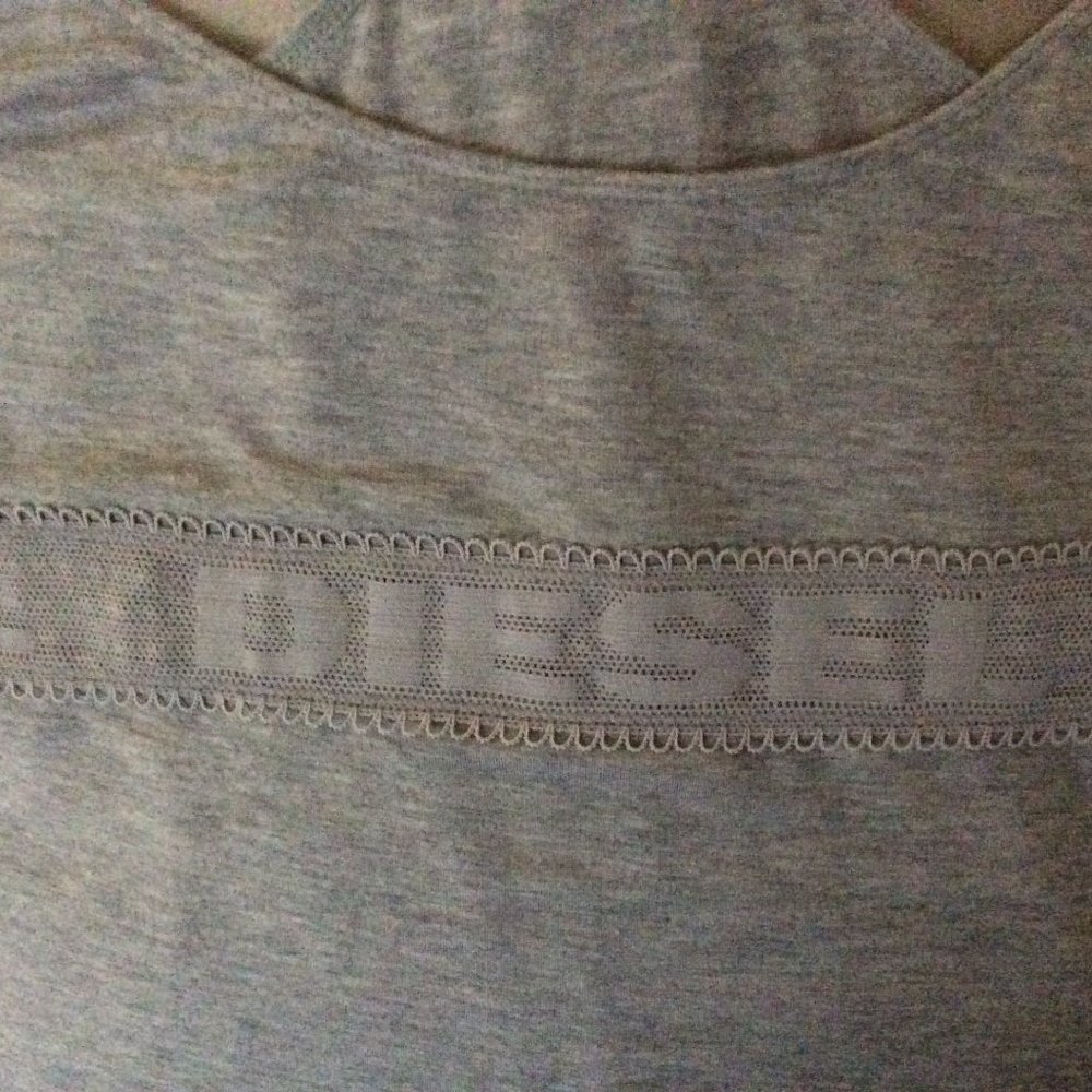Ladies Diesel Jersey Knit Cami/Tank | Grey | Stretch | New with Tags